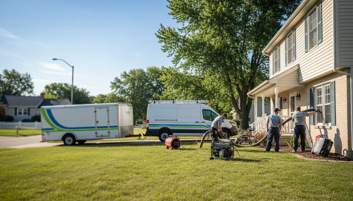 Flooded Basement Restoration And Cleanup With Repair in Petersburg, NE near me